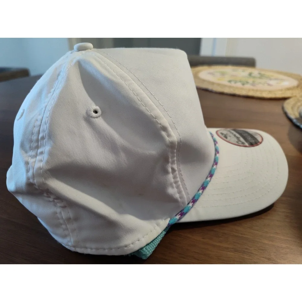 Imperial LIV Golf Rope Hat White Snapback True Fit Performance Cap L80669